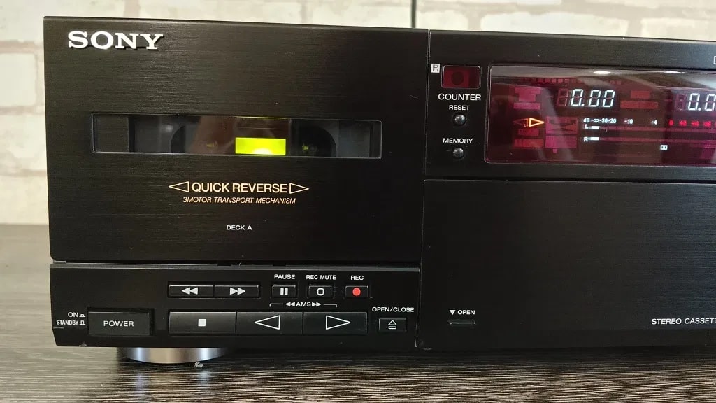 Sony TC-WR890 Rare Vintage MINT Cassette Deck Serviced Warranty Dolby HX Pro