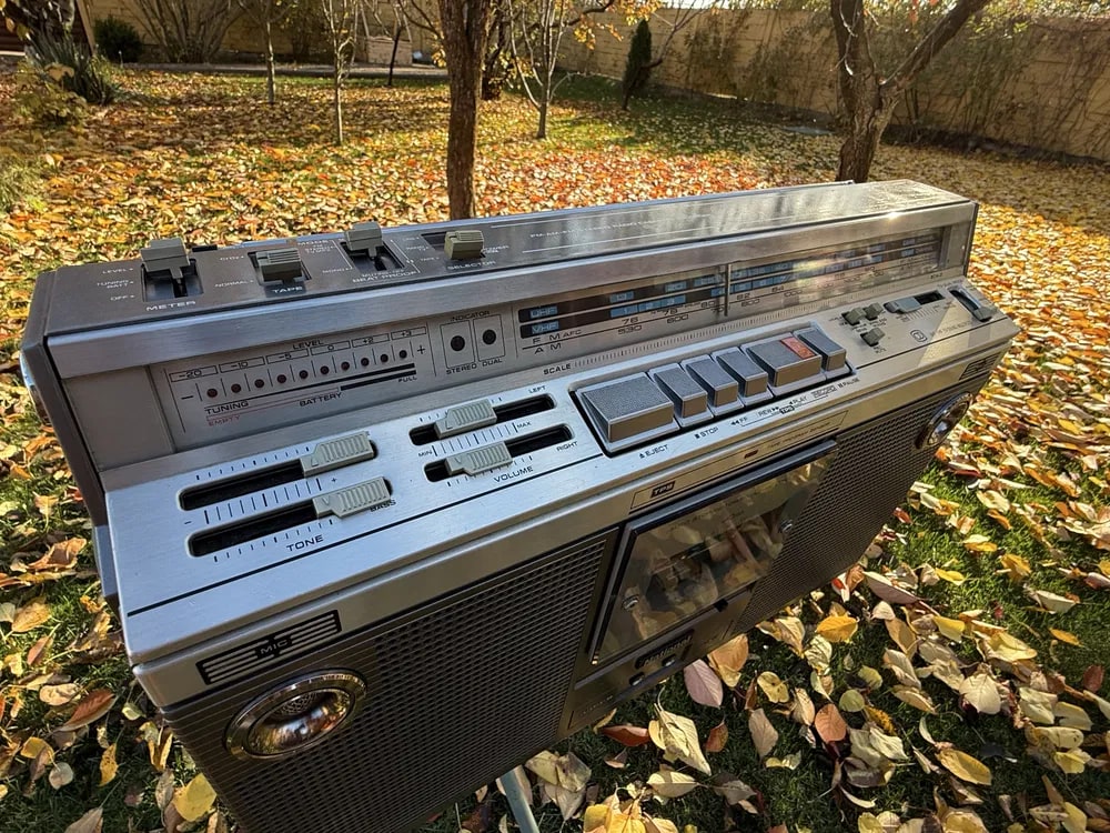 National RX-5320 Rare Vintage MINT Cassette Getto blaster Boombox Serviced