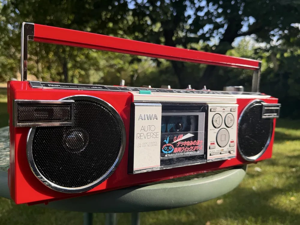 AIWA CS-R1 Rare Vintage Cassette Boombox Getto blaster Tested Warranty