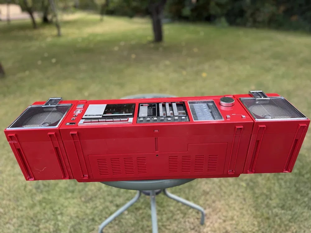 Sanyo MBS-7 Rare Vintage Cassette Boombox Serviced Warranty Tested Detachable