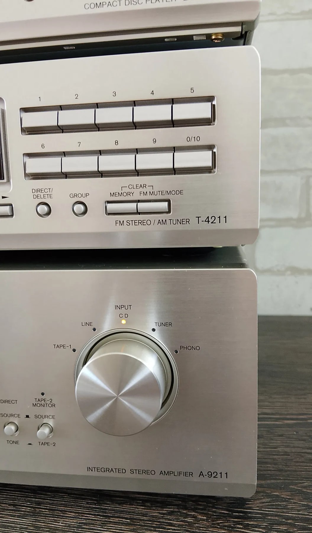 Onkyo A-9211 Rare Vintage MINT Cassette Deck Component Set Serviced Warranty