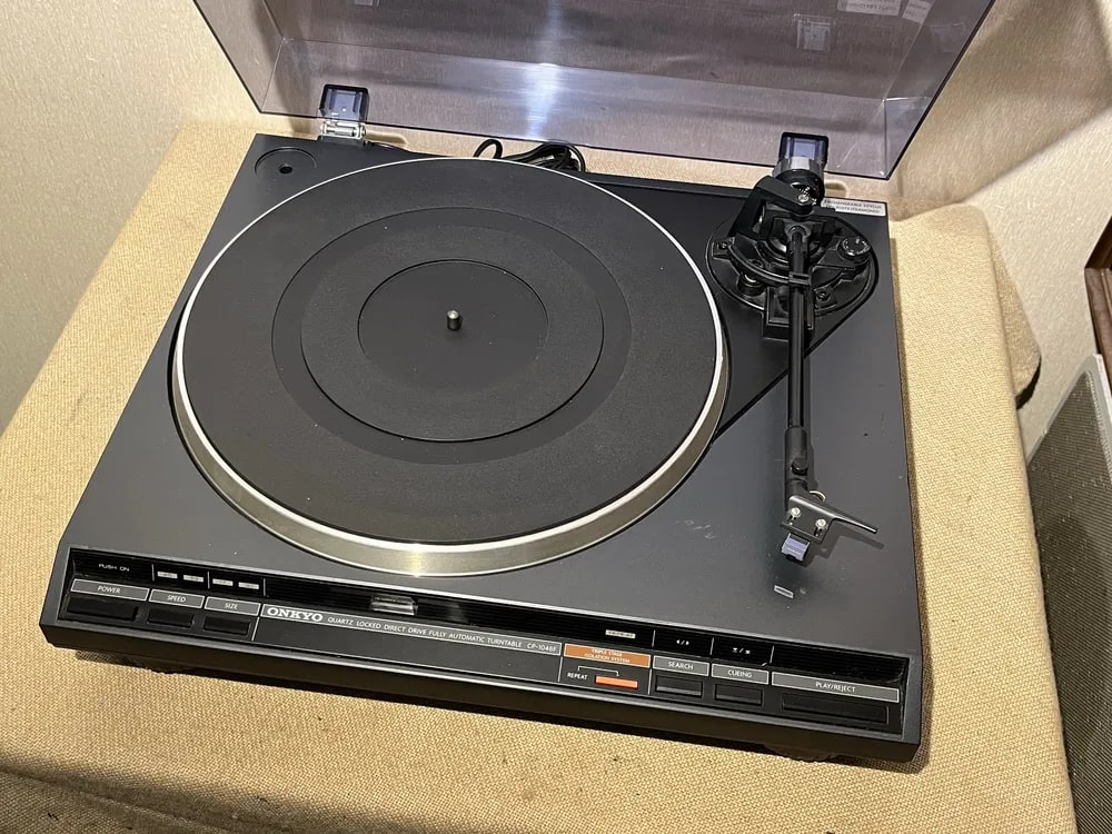 Onkyo CP-1046F Rare Vintage Turntable Warranty Quartz Direct Drive