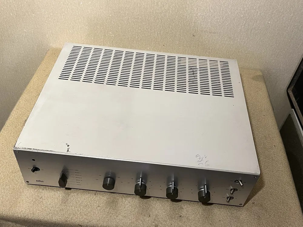 BRAUN CSV-13 Rare Vintage Tube Amplifier Warranty Phono Stereo 220/240V