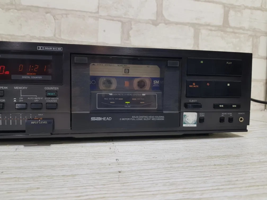 JVC KD-V6E Rare Vintage Cassette Deck Tested Working 3-Head Stereo