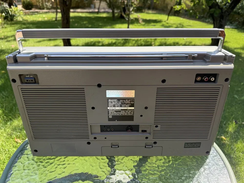 Sharp GF-9797H Rare Vintage Cassette Boombox Getto blaster Warranty Serviced