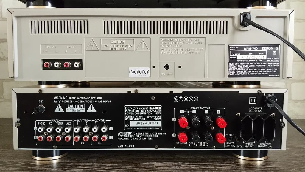 Denon PMA-480R / DRM-740 / DCD-615 / TU-580RD Rare Vintage Cassette Deck  Set
