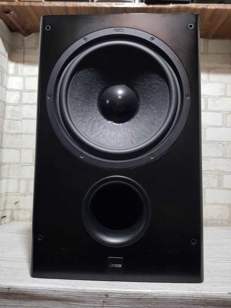 Canton AS-50 Rare Vintage Active Subwoofer Tested Working Hi-Fi Bass