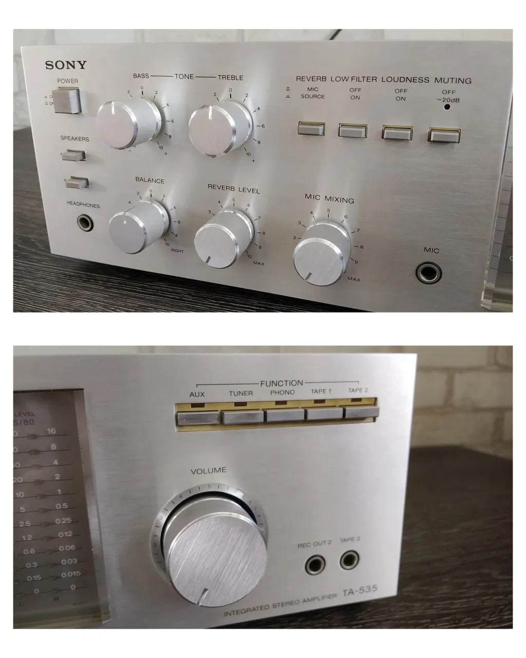 Sony TA-535 Rare Vintage Integrated Stereo Amplifier MINT condition Warranty