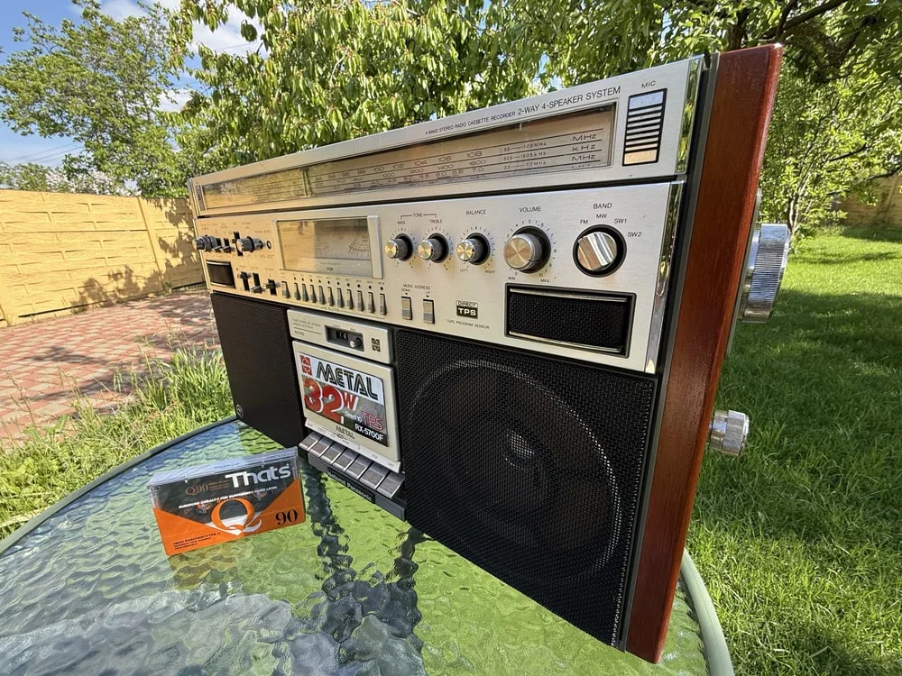 National Panasonic RX-5700F Rare Vintage Boombox Getto blaster Serviced Warranty