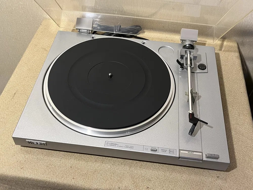 Sony WEGA P135SH Rare Vintage Turntable Serviced Warranty Direct Drive Serviced