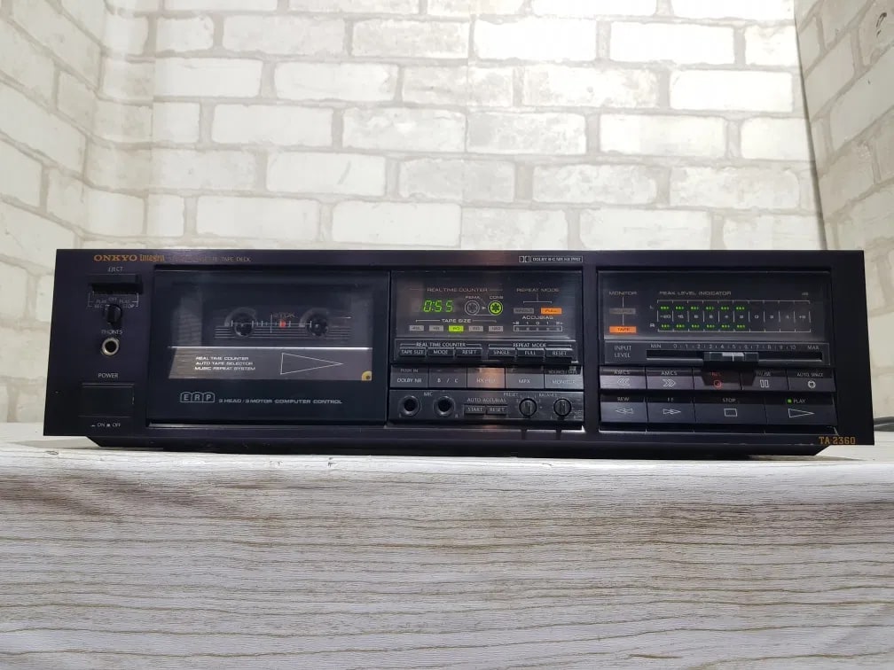 Onkyo TA-2360 Rare Vintage Stereo Cassette Deck Tested 3 Head Direct