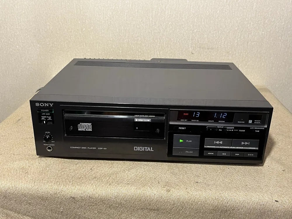 Sony CDP-101 Rare Vintage CD Player Tested 101V Warranty