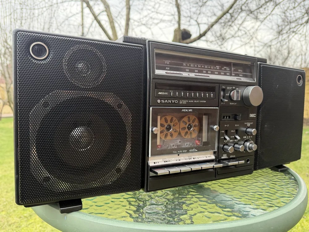 Sanyo MR-X910 Rare Vintage BoomboxJapan  Cassette Deck  Warranty Serviced