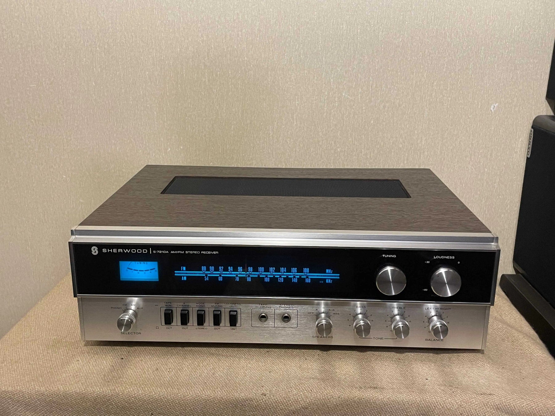 Sherwood S-7210A Rare Vintage Stereo Receiver Serviced Warranty Tested Hi-Fi