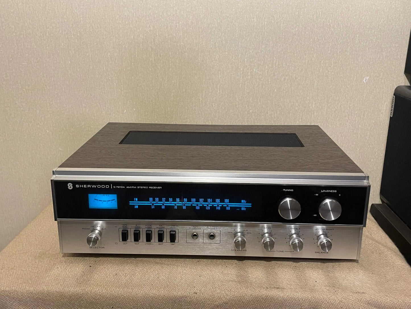 Sherwood S-7210A Rare Vintage Stereo Receiver Serviced Warranty Tested Hi-Fi