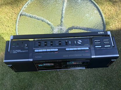 AIWA CS-W90 Rare Vintage Mint Japan Boombox Getto blaster Tested
