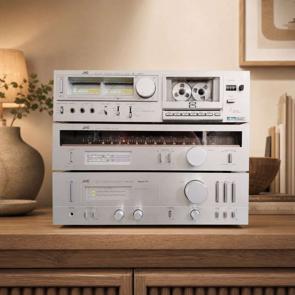 JVC A-X1 / T-X1L / KD-A33 Rare Vintage Audio Component Set Serviced Serviced