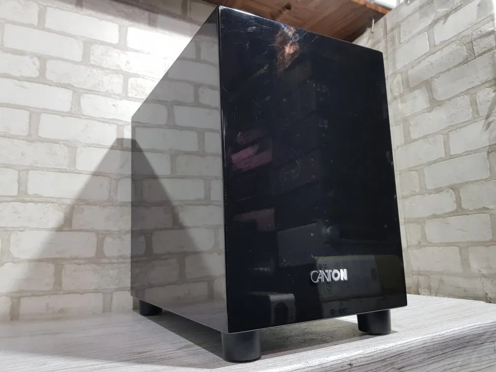 Canton AS 225 SC Rare Vintage Active Subwoofer Tested Working Hi-Fi