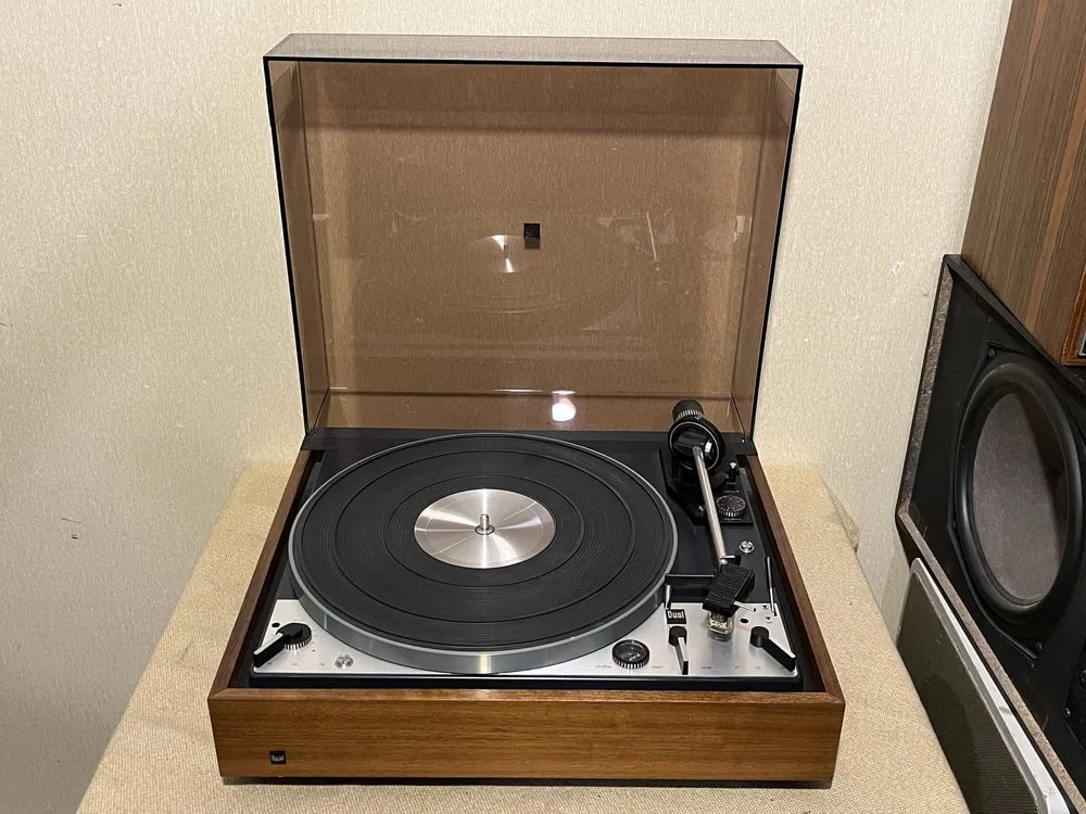 DUAL 1229 Rare Vintage Turntable Warranty Working 3-Speed Idler Automatic
