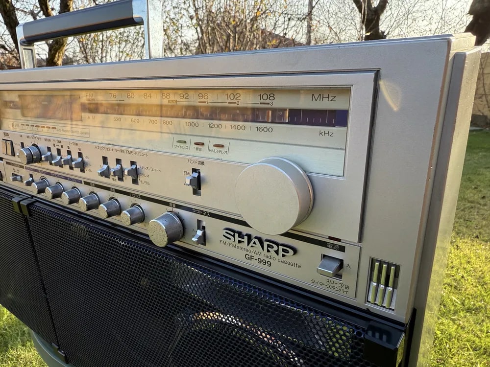 Sharp GF-999 Rare Vintage Japan Boombox Getto blasster Warranty Tested Serviced