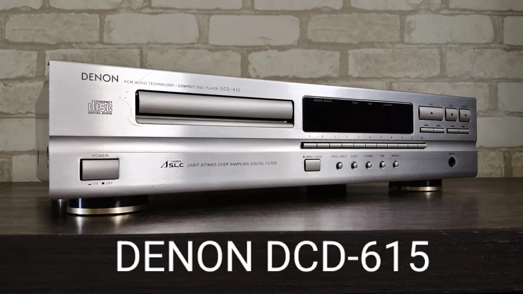 Denon DCD-615 Rare Vintage CD Player Serviced Warranty Tested Compact Disc