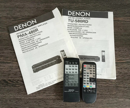Denon PMA-480R / DRM-740 / DCD-615 / TU-580RD Rare Vintage Cassette