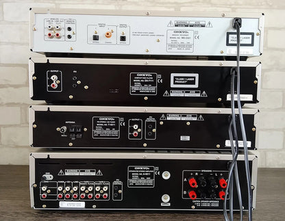 Onkyo A-9211 Rare Vintage MINT Cassette Deck Component Set Serviced