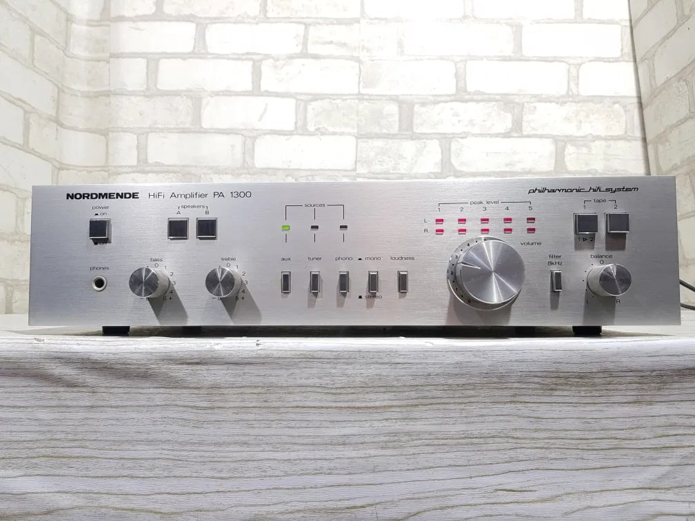 Nordmende PA-1300 Rare Vintage Integrated Stereo Amplifier Tested