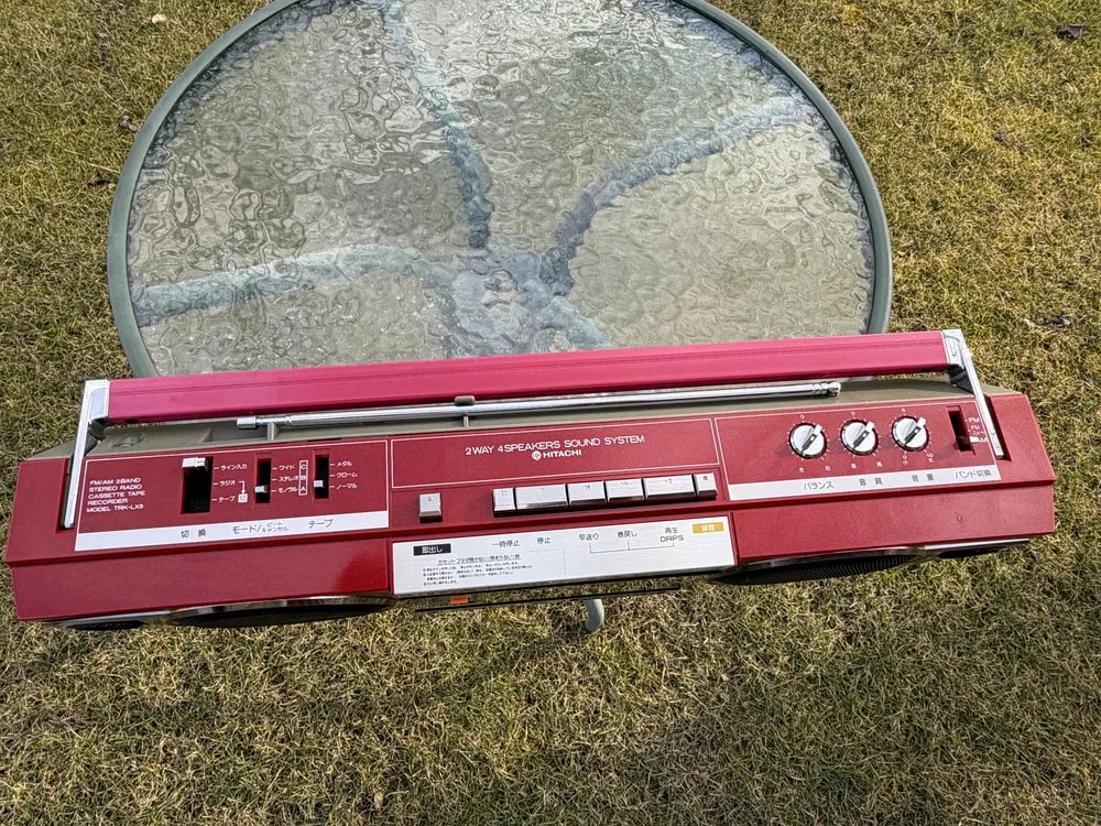 Hitachi TRK-LX 5 Rare Vintage MINT Cassette Boombox Serviced Warranty Serviced