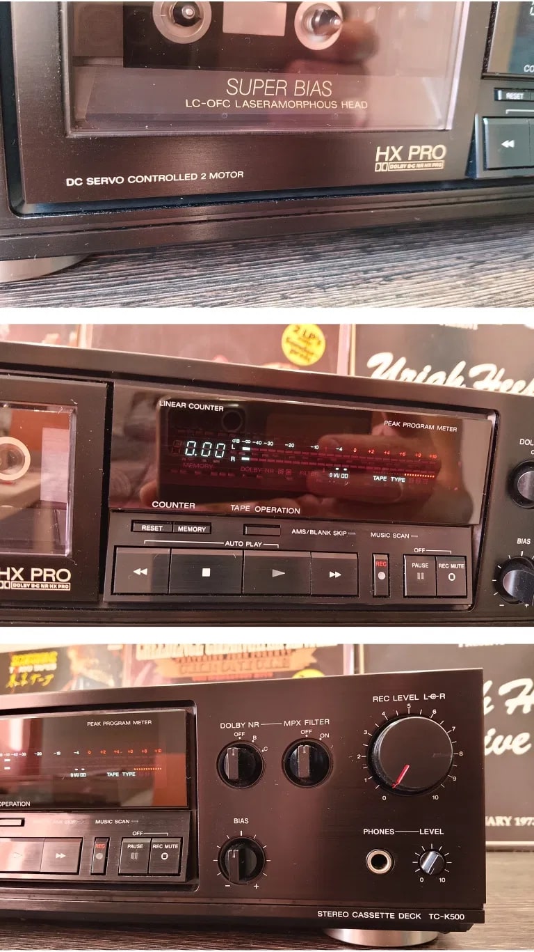 SONY TC-K500 Rare Vintage Cassette Deck Serviced Working Stereo