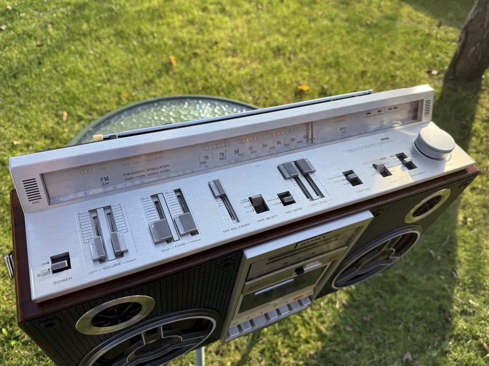 SONY CFS-V8 ZILBAR Rare Vintage Cassette Boombox Serviced Tested Japanese Hi-Fi