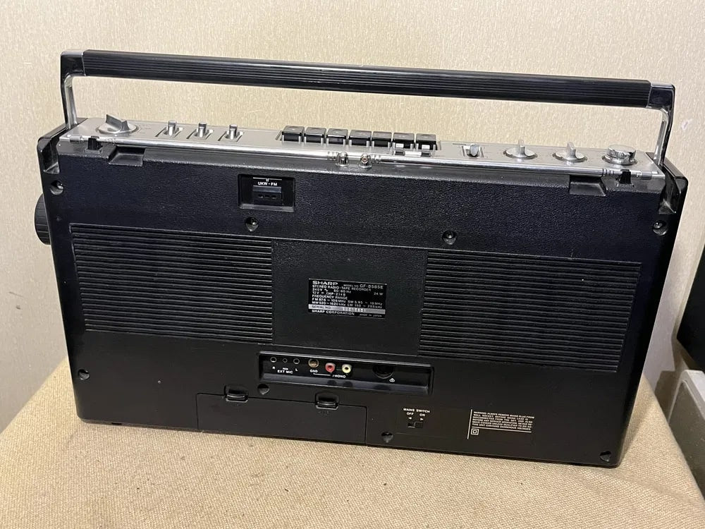 SHARP GF-8585E Rare Vintage MINT Boombox Working Stereo Cassette Radio