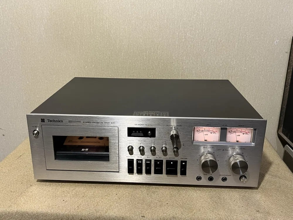 Technics RS-671 Rare Vintage MINT Cassette Deck Warranty Tested 2-Motor HPF