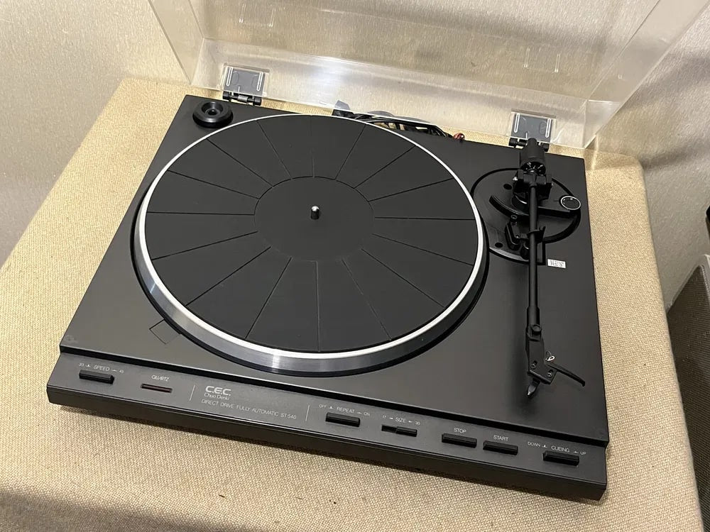 C.E.C. ST-540 QUARTZ Rare Vintage Turntable Working Direct Drive