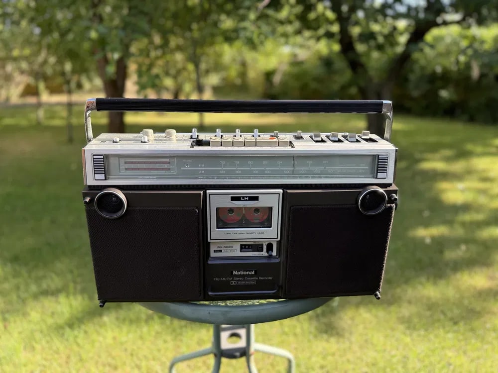 National RX-5620 Rare Vintage Boombox Getto blaster Serviced Tested