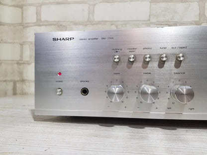 Sharp SM-1144H Rare Vintage Stereo Integrated Amplifier Tested Working