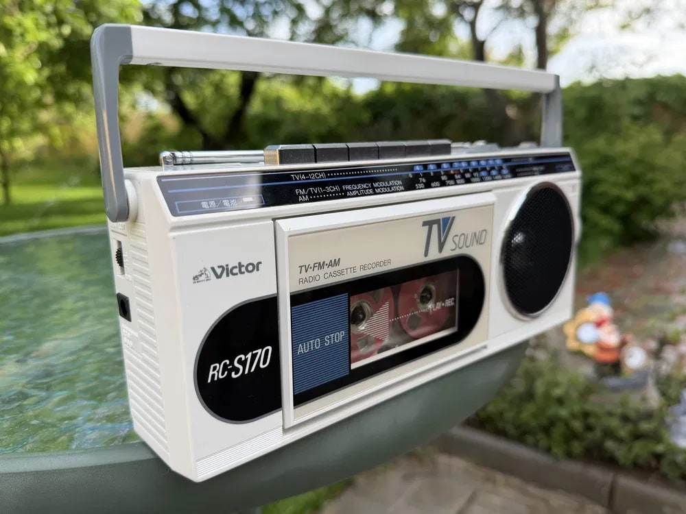 Victor RC-S170 Rare Vintage MINT Radio Cassette Boombox