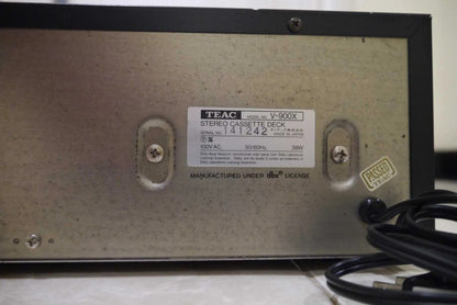 TEAC V-900X Rare Vintage Cassette Deck Serviced Working 3-Head Direct