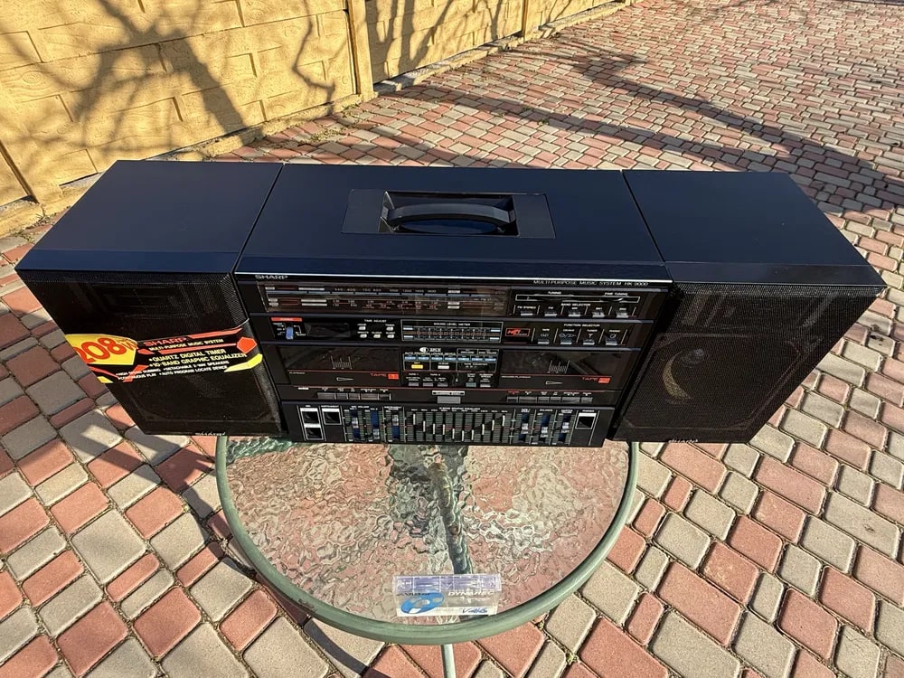 Sharp HK-9000Z Rare Vintage MINT Cassette Boombox Japan Serviced Warranty
