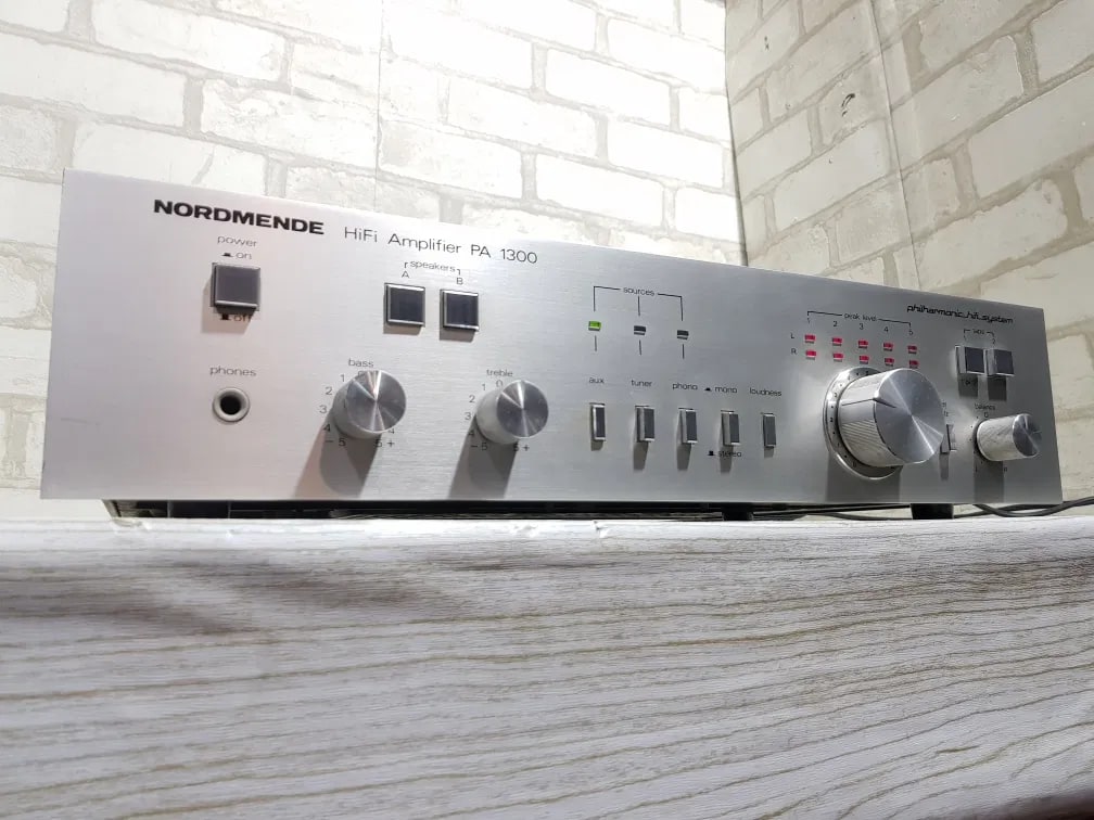 Nordmende PA-1300 Rare Vintage Integrated Stereo Amplifier Tested