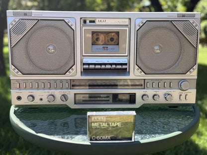 AKAI AJ-530FS Rare Vintage Japan Boombox Getto blaster Serviced