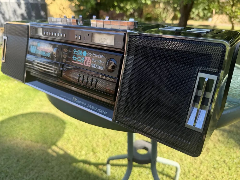 AIWA CS-W90 Rare Vintage Mint Japan Boombox Getto blaster Warranty Tested