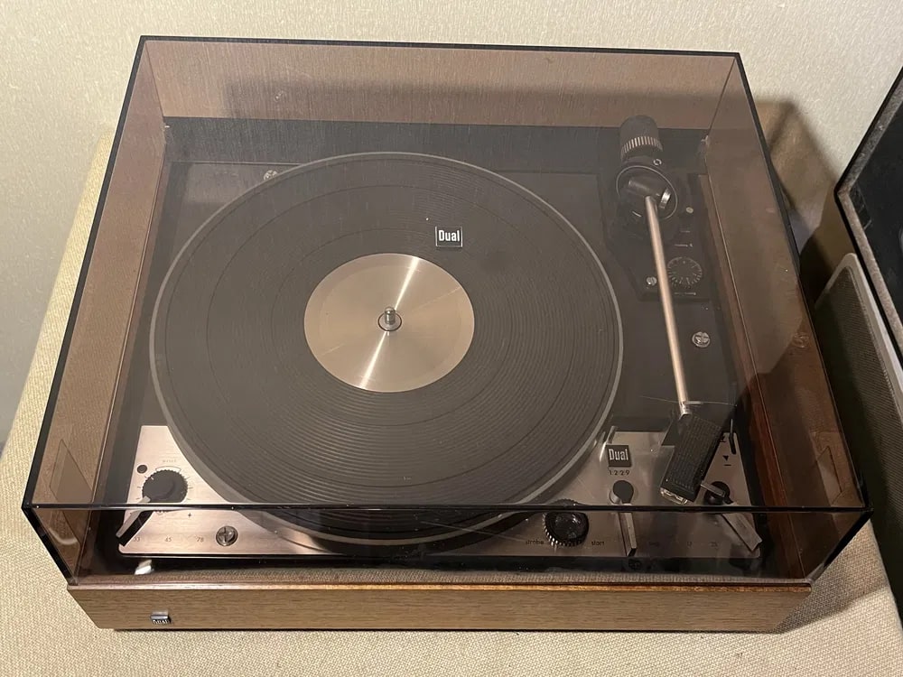 DUAL 1229 Rare Vintage Turntable Warranty Working 3-Speed Idler Automatic