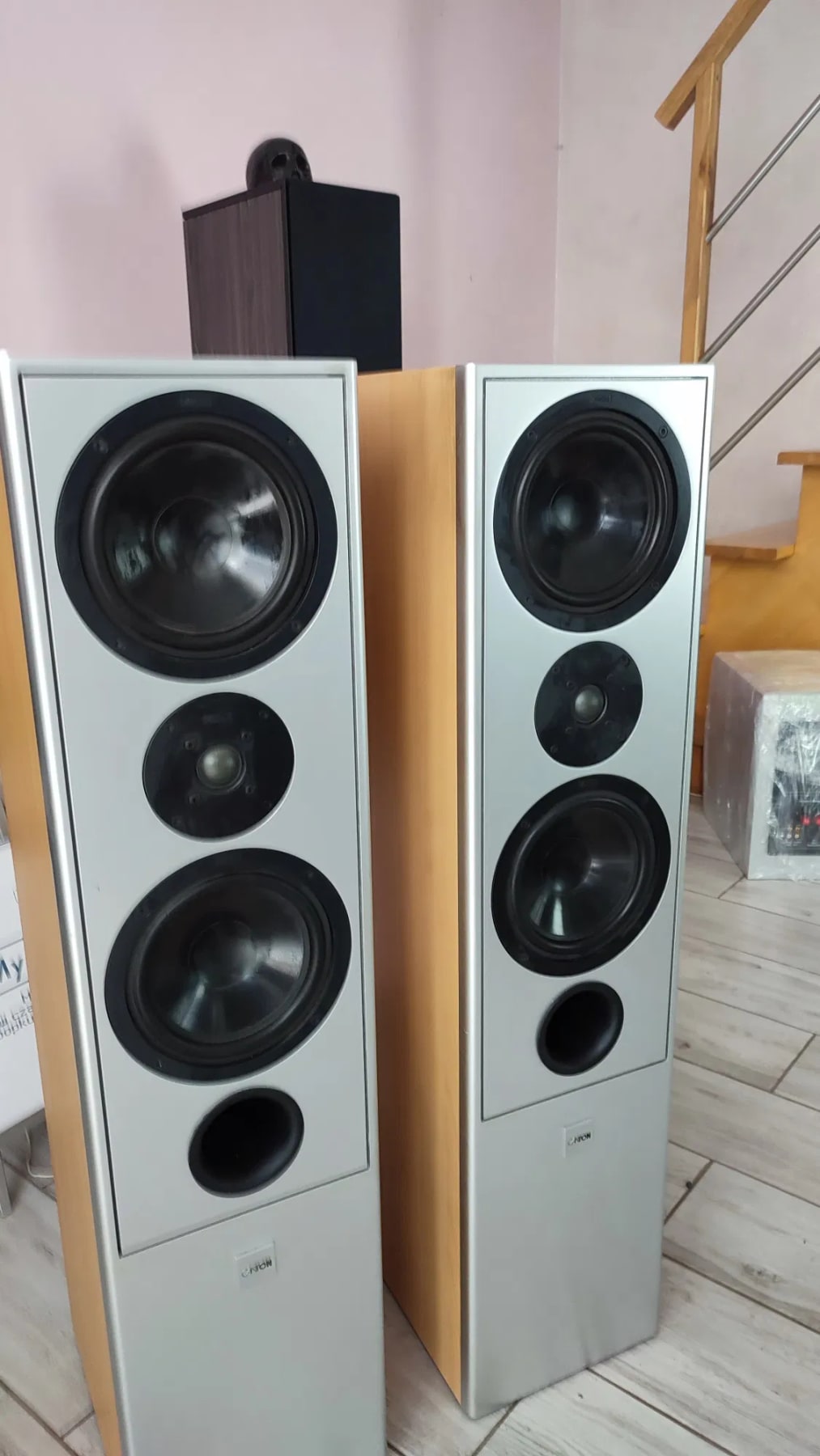 Canton LE 107 Rare Vintage Floorstanding Speakers Working Stereo Hi-Fi