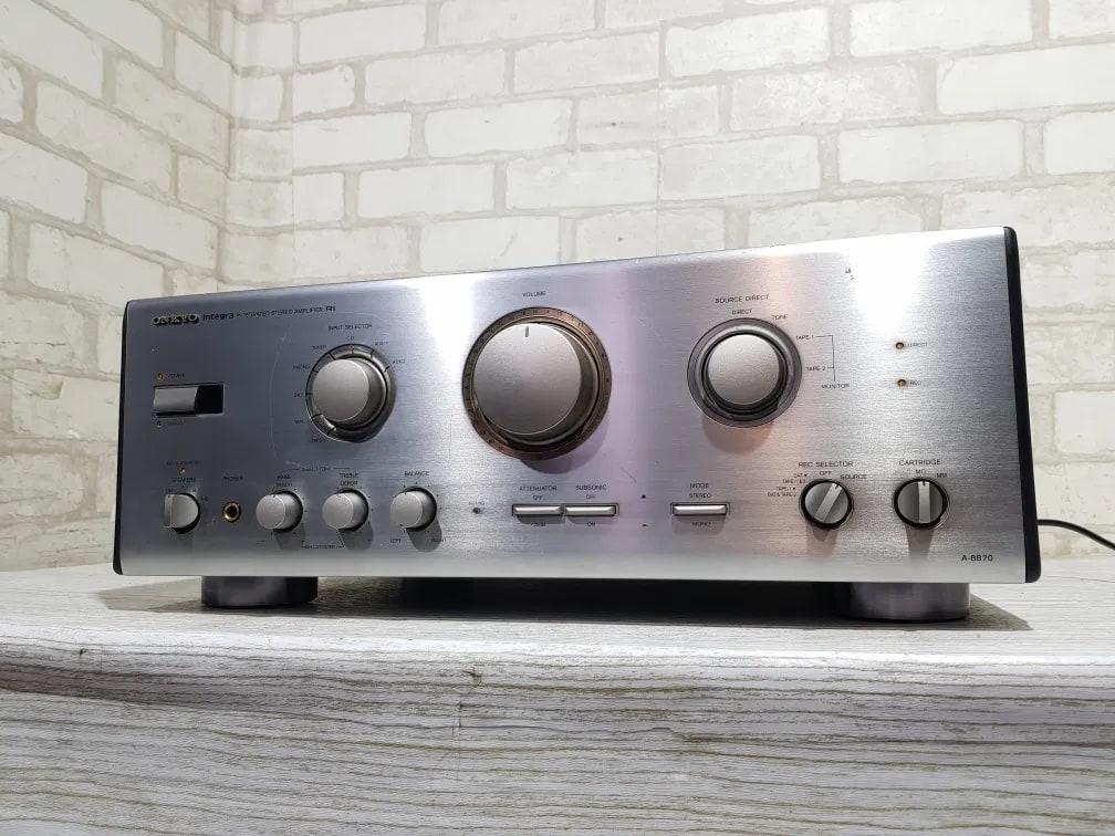 Onkyo A-8870 Rare Vintage Integrated Amplifier Tested Working Stereo