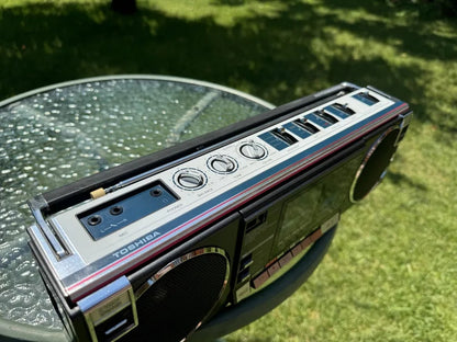 Toshiba RT-SF5 Rare Vintage MINT Cassette Boombox Getto blaster Tested