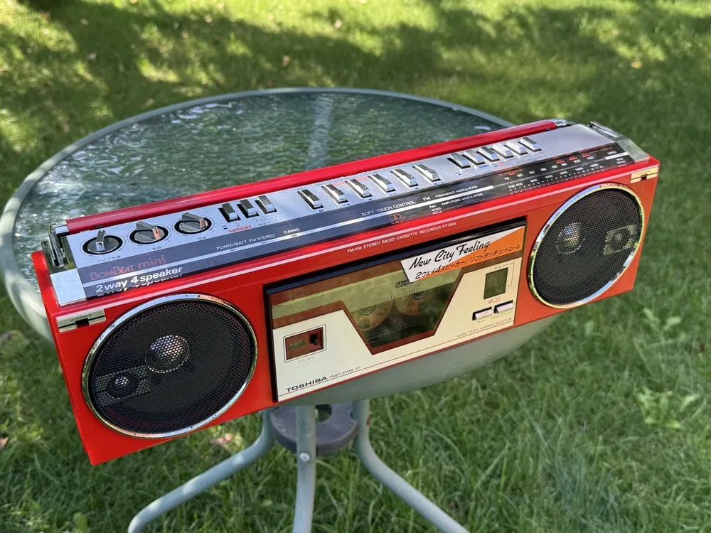 Toshiba RT-S65 Rare Vintage Cassette Boombox Radio Serviced Testrd