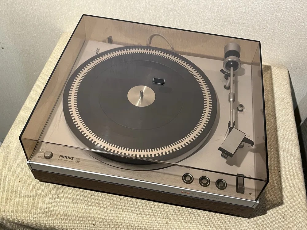Philips 22GA212 Rare Vintage Turntable Working Hi-Fi Belt Drive Warranty