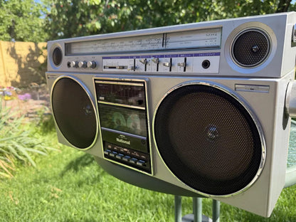 National RX-5080 Rare Vintage Boombox Getto blaster Tested AM/FM