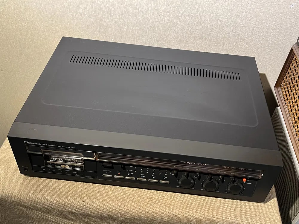 Nakamichi 582 Rare Vintage Cassette Deck Serviced Tested Serviced Warranty
